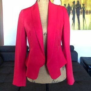 Bebe red blazer
